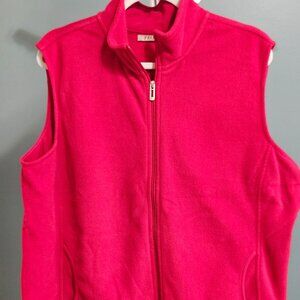 Fresh Fleece Zip Front Vest